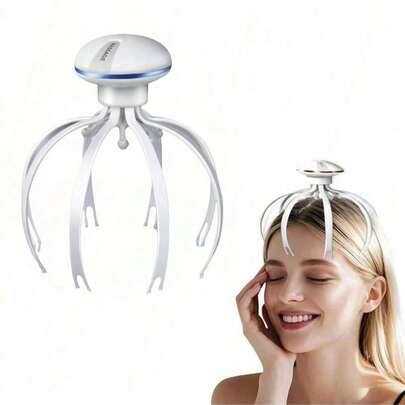 3-Mode Electric Scalp Massager, Cordless Portable Scalp Scratcher, Tingler Head Massager, Suitable For Office, Home, SPA, Great Gift For Holidays And Birthdays