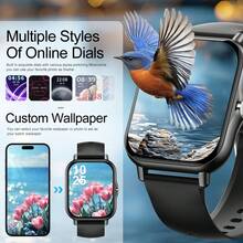 1.83" Full Screen Metal Body Wireless Voice Call Smart Watch Compatible With IOS And Android, With Multiple Sports Modes, Abundant Watch Faces, Built-In Games, AI Voice Control, Suitable For Men And Women