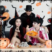 50 Pcs Halloween Paper Plates Pumpkin Shape Party Plates Halloween Party Supplies Spooky Disposable Tableware Decors For Appetizer Lunch Dinner Dessert Orange