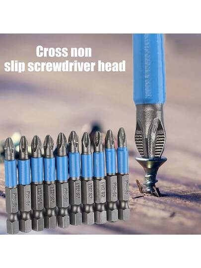 50mm (1,97 pollici) Punte di cacciavite magnetiche antiscivolo, in esagono, realizzate in metallo S2 ad alta durezza e resistenza, adatte per trapani elettrici e manuali, ideali per riparazioni domestiche e automobilistiche, manutenzione della casa, cacciavite multifunzione, cacciavite a testa piatta, mini cacciavite, punte per trapano elettrico, strumenti per la riparazione della casa, impugnatura antiscivolo, utensili di precisione, acciaio ad alta durezza, metallo durevole, punte per trapano elettrico, driver multifunzione, meccanico, miglioramento della casa