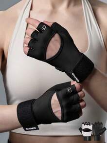 GOUNOD 健身护掌，男女适用，轻质健身手套，适合举重、骑自行车、锻炼、训练、引体向上和划船。