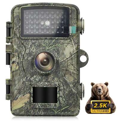 Trail Camera 4K 48MP Game Camera With Motion Activated, Low Glow Infrared LEDs Night Vision 130° Wide Angle For Outdoor Wildlife Deer, Green