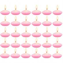 10/20/30个装漂浮蜡烛，婚礼中心装饰，水激活漂浮茶蜡，小型无香漂浮蜡烛装饰，圆形燃烧蜡烛装饰，适用于中心装饰、圆柱形花瓶、婚礼派对装饰