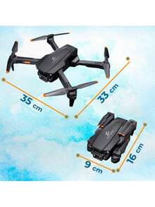 ELE-GATE Mini Dron con Camara 1080 con Control Remoto de 100M - Negro - Ver 7
