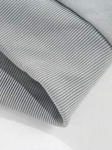 Felpa con cappuccio casual a tinta unita da uomo, con maniche lunghe, felpa con cappuccio alla moda da uomo