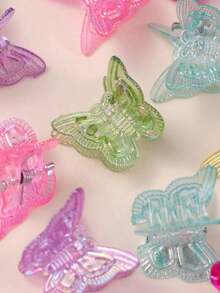 30pcs Mini Cute Butterfly Hair Clips - Colorful Girls' Hair Accessories, Perfect Mother's Day Gift - 多色 4 - 查看 4