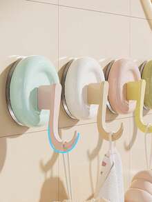 Süßigkeiten-farbene Saugnapf-Wandhaken, Badezimmer Küche Wandhaken, spurlose Vakuum-Saughaken, Babyzimmer, modern minimalistisch, nordischer Stil, Luxus, Ins-Stil, geeignet für Frühling, Sommer, Herbst, Winter, Eltern, junge Familien, Mieter, Büromitarbeiter, Valentinstag, Muttertag, Weihnachten, Einweihungsgeschenke, Babyzimmer, Badezimmer, Küche, Eingangsbereich, in der Nähe des Kleiderschranks, Büro, hinter der Tür, Keramikfliesen-Wand, Glasoberfläche, praktisches Geschenk