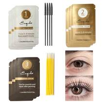 2025升级版快速睫毛提升和眉形塑造套装（9包） - 专业沙龙级半永久卷翘系统，包含滋养精华液，可使用10次以上，适合敏感肌肤和家庭DIY使用，多合一睫毛/眉毛驯服套装，附带分步指南（沙龙和家庭必备）（15包） - 彩色 - 查看 1