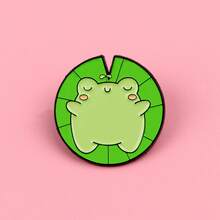 Frosch Zitat Emaille Brosche - Süßer Anstecker für Rucksäcke und Kleidung, Weihnachtsgeschenk