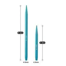 彩色可拆卸圓形編織針，袖口針，迷你針，手工毛衣針繩配件，3.0mm-6.0mm長短針，17cm-100cm旋轉繩，適用於手工縫紉編織DIY項目 - 彩色 - 查看 10