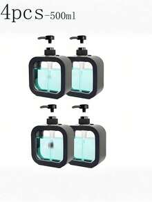 Soap Dispenser 300/500ML Hotel Bathroom Shower Gel Shampoo Refill Bottle Soap Liquid Empty Bottle Soap Dispenser Bathroom, Bathroom Brush, Dispensing Bottle, Bathroom Storage Tank, Detergent Container, Dishwashing Liquid, Hand Soap Spray, Body Wash, Portable Accessories Storage