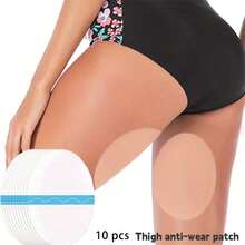 Parche antifricción para muslos, parche antifricción invisible para muslos, parche de protección de pierna de alta elasticidad para rodilla y pantorrilla, parche antifricción aleatorio