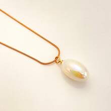 Dây chuyền họa tiết giọt nước Dopamine dành cho nữ, mặt dây chuyền hạt nho thời trang tối giản đa năng - A - Xem 13