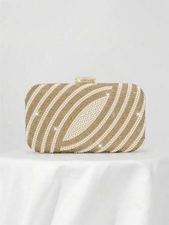 女士优雅珍珠晚装手拿包，带可拆卸肩带的手提包，时尚单肩包，新娘手提包，适合派对、婚礼、正式场合、晚宴，可搭配正式服装、鸡尾酒会礼服、生日服装