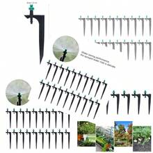 Drip Irrigation System Irrigation System For Garden Greenhouse Micro Drip Irrigation Kit Automatic Irrigation System Courtyard Spray Plant Watering System With Adjustable Nozzle Emitter 20PCS - 180度綠色 - 查看 1