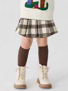 Balabala 女童秋冬半身裙，百褶迷你裙，百搭时尚的青春期女孩服装