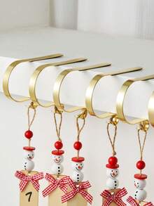 1 porta calze di Natale, ganci antiscivolo per decorazioni per alberi di Natale, ganci in metallo per appendere calze di Natale, adatti per decorazioni per la stanza, decorazioni natalizie per la casa, decorazioni per la camera da letto, decorazioni natalizie, regali di Natale, decorazioni per matrimoni e compleanni, accessori per decorazioni per la casa, decorazioni natalizie invernali, regali di Natale per la casa, decorazioni natalizie - Multicolore - Visualizzare 2