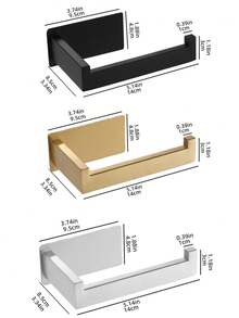 1 pieza Estante de almacenamiento de pañuelos de acero inoxidable, soporte minimalista y sencillo para papel higiénico para decoración del hogar y el baño, decoración de otoño