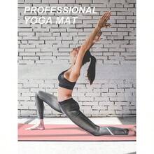 Tapete de Yoga Antideslizante y Cmodos, Yoga para Ejercicio de Calidad y Ecolgico, 183x 61CM, Suavecito y Grueso, Deporte Colchoneta Fitness Alfombrilla Gimnasio de Ejercicio para YogaGymPilates - Rosa+Azul - Ver 6