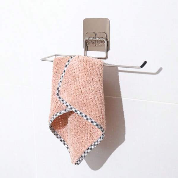 1pc Wall-Mounted Toilet Paper Holder: Keep Your Bathroom Neat And Organized!