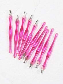 1/3/5pcs Rose Red Head Cuticle Pusher Tool Nail Stickers Nail Buffer Stainless Steel Nail Clipper Foot File Home Manicure Kit