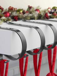 1 porta calze di Natale, ganci antiscivolo per decorazioni per alberi di Natale, ganci in metallo per appendere calze di Natale, adatti per decorazioni per la stanza, decorazioni natalizie per la casa, decorazioni per la camera da letto, decorazioni natalizie, regali di Natale, decorazioni per matrimoni e compleanni, accessori per decorazioni per la casa, decorazioni natalizie invernali, regali di Natale per la casa, decorazioni natalizie - Multicolore - Visualizzare 8