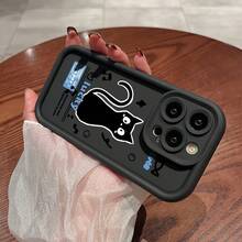 Cartoon Black Music Cat Phone Case Compatible With  15/15 Plus/15 Pro/15 Pro Max,  14/14 Plus/14 Pro/14 Pro Max,  13/13 Pro/13 Pro Max,  12/12 Pro/12 Pro Max,  11/11 Pro/11 Pro Max,  7/8 Plus,  XR/XS Max - 黑色 - 查看 6