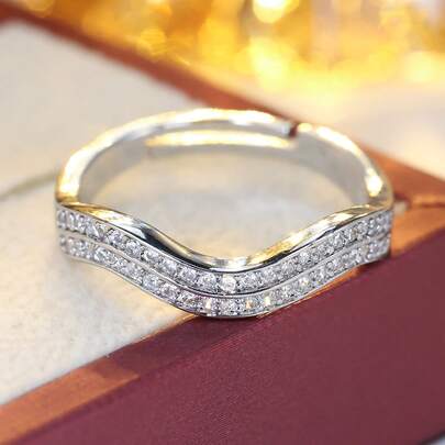 1pc Creative Twisted Ring, Fashionable & Elegant Jewelry