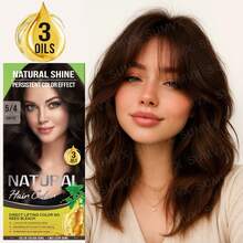 草本染发剂，草本半永久性染发剂，男女通用即时染发剂，植物提取物，滋养秀发，持久显色，染出时尚发色 - 彩色 - 查看 2