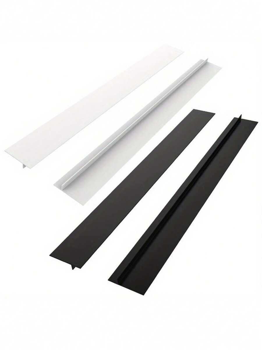 2pcs Adjustable T-Shaped Stove Sealing Strips, Durable Kitchen Stove Protector Strips - Heat Resistant, Scratch Resistant, Easy To Clean And Install, Oil & Dirt Proof Silicone Caulk Strips For Kitchen, Stove Tops, Small Appliances - Multicolor - View 1