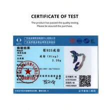 WOSTU 1件 925純銀鳳凰開口戒指，琺瑯工藝，動物造型，獨特設計，鑲嵌立方氧化鋯，適合女性，時尚派對配件，禮物首選 - BSR733-E - 查看 10