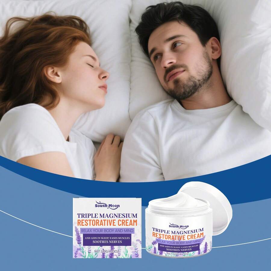 Magnesium Cream, Gentle Moisturizing, Soft Care For Night Sleep And After Workout, Refreshing Skin Care