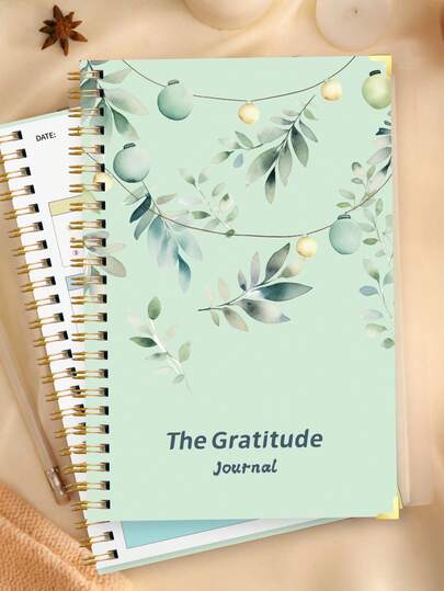 Trees 2026 Colorful Gratitude Journal Notebook 5 Minutes, Simple Undated Daily Gratitude Journal For Happiness, Mindfulness & Affirmation,+ Colorful Index Sticker, Work And Home, Gifts For Friends Family