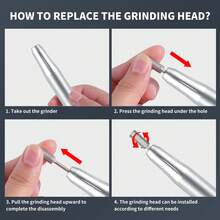 一套电动美甲护理套装，包含卸甲水、指甲锉、砂轮、美甲笔，适合美甲，可作为情人节和新年礼物。 - 彩色 - 查看 5