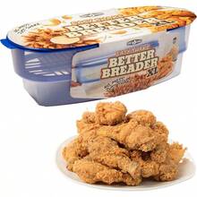 Original Better Breader Batter Bowl AllinOne Mess Free Breading At Home Or - As Pic - View 1