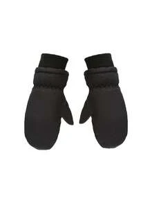 1 件儿童冬季保暖手套，防风滑雪手套，适合户外运动，男孩女孩滑雪、滑冰、单板滑雪、铲雪、雪橇和其他冬季户外活动，圣诞礼物