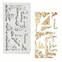 1 件硅胶模具，适用于树脂、粘土、石膏、蜡烛造型、欧式浮雕装饰 - DIY 工艺配件，适合生日、情人节、圣诞节、感恩节、母亲节等节日装饰