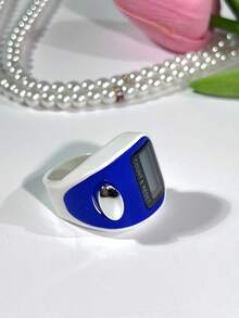 Contador de anillos portátil, contador de dedos electrónico, mini contador, contador de color de caramelo de dos tonos, adecuado para deportes al aire otros usuarios, ligero y portátil, escenarios de uso versátiles, aplicable para recitación, conteo de oraciones / 1 cuerda/12 cuerdas de cuentas de oración islámicas, 99 cuentas de perlas de vidrio falso, adecuado para pulseras de oración y alabanza árabe, estilo con borla, se puede usar para el recuento de recitación de oraciones, uso diario y decoración - Multicolor - Ver 23