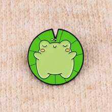 Frosch Zitat Emaille Brosche - Süßer Anstecker für Rucksäcke und Kleidung, Weihnachtsgeschenk