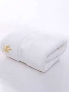 1 Stück/3 Stück/8 Stück moderner minimalistischer Baumwoll-Badetuch mit goldenem Linienstickerei, super weich & groß, schnelltrocknend, fusselarm, Saunatuch, hochabsorbierend, leicht & kompakt, Gästetuch, hochwertige Badezimmer-Accessoire, perfektes Geschenk für den Partner, Handtuch 34*34, Tuch 34*75, Badetuch 70*140