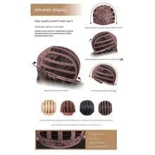 (1 pezzo costumi per feste di Natale COS costumi per feste di Natale Halloween Natale, ZY-088) Parrucca europea e americana molto venduta con acconciatura completa, riccioli ondulati, fibra resistente al calore, parrucca di seta ad alta temperatura per donne