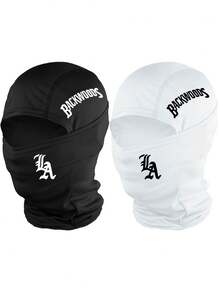 1 szt./2 szt. unisexowa kominiarka z nadrukiem, ocieplacz na szyję, oddychająca nakrycie głowy do uprawiania sportów na świeżym powietrzu, odpowiednia na codzienne wyjścia, wędrówki, wędkowanie, dojazdy do pracy