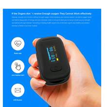 Fingertip Pulse Oximeter, For Monitoring Heart Rate And Blood Oxygen Saturation, CE And FDA Certified - Black - View 6