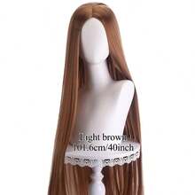 40inch Long Straight Wig Colorful Costume Wigs Synthetic Wig Red Blue Purple Blonde Anime Cosplay Wig For Halloween Cosplay Party - Multicolor - View 19