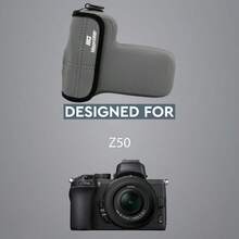 Ultra Light Neoprene Camera Case Compatible With Nikon Z50 50250mm - Gray - View 5