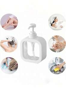 Soap Dispenser 300/500ML Hotel Bathroom Shower Gel Shampoo Refill Bottle Soap Liquid Empty Bottle Soap Dispenser Bathroom, Bathroom Brush, Dispensing Bottle, Bathroom Storage Tank, Detergent Container, Dishwashing Liquid, Hand Soap Spray, Body Wash, Portable Accessories Storage