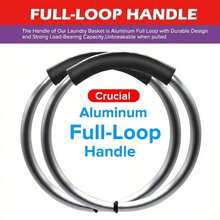 MOFOROCO Large Laundry Basket With Aluminum Full Loop Handle, Foldable Waterproof Laundry Hamper, For Storage In Bedroom, Bathroom, College Dorm Storage, Laundry Rooms, Balconies, Dormitories, Closet Organization, Closet Or Laundry Storage - 粉色 - 查看 8