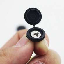 300pcs Self-Tapping Screw Caps | Baby Safety PE Anti-Rust Covers | Cross Head Washer Nut Kits | DIY Industrial Fasteners - Multicolor - View 2