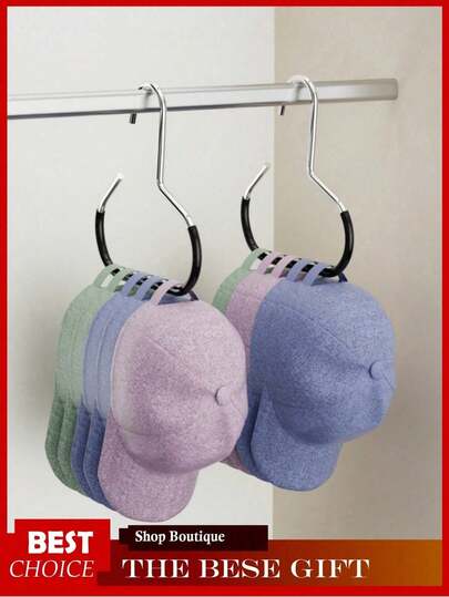 1-5Pcs,Hat Organizer Holder,Cap Storage Organizer, Hat Organizer Rack,Closet Organization And Storage,Dormitory Wardrobe Interior Hanging Cap Rack, Multifunctional Hat Display Holder,Wardrobe Storage Holder For Caps, Scarves, Dormitory Dorm Room Use,Home Decor
