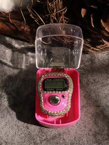 1个/5个/10个迷你可爱指环计数器，便携式手压式电子显示计数器，静音手动多通道计数器，经久耐用 - 多色 - 查看 2